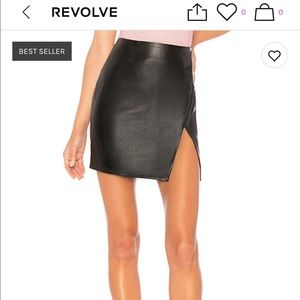 NWOT trinity faux leather skirt